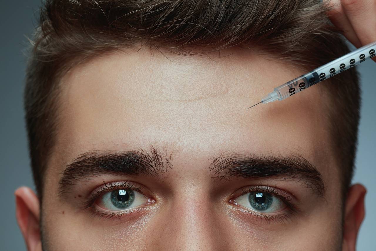 Facial injection services for men