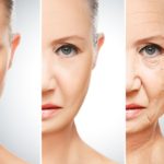 concept of aging and skin care