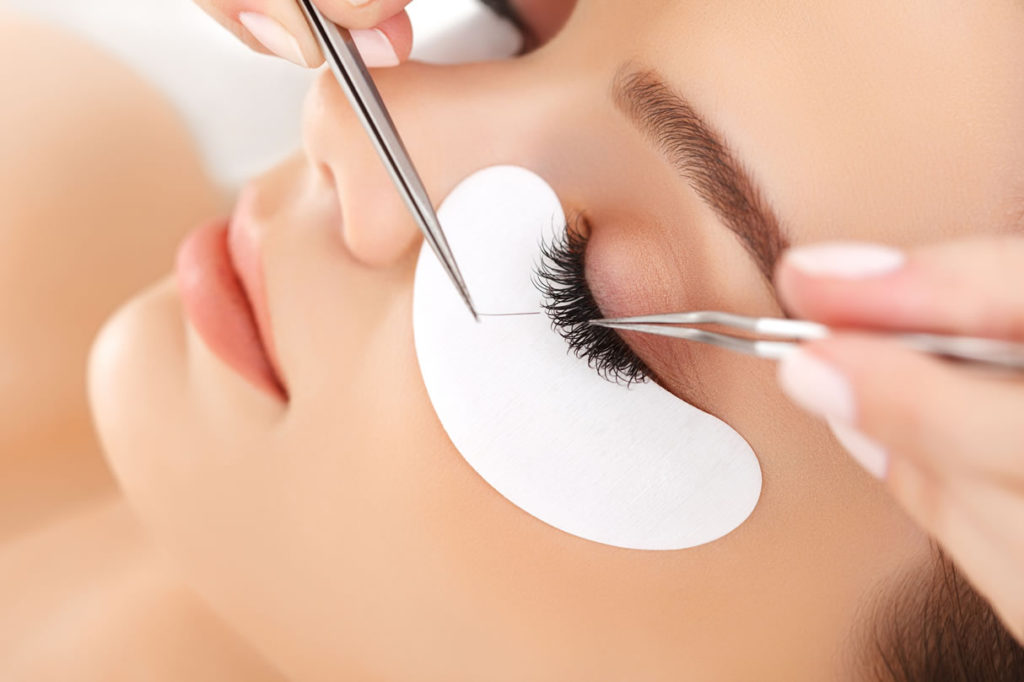 eyelash extensions are part of a fox eye lift